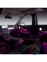 Mercedes-Benz C Class AC vents ambient lights - The Carology