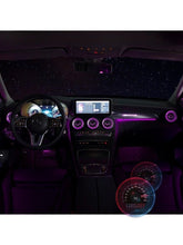 Mercedes-Benz C Class AC vents ambient lights - The Carology