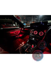 Mercedes-Benz C Class AC vents ambient lights - The Carology