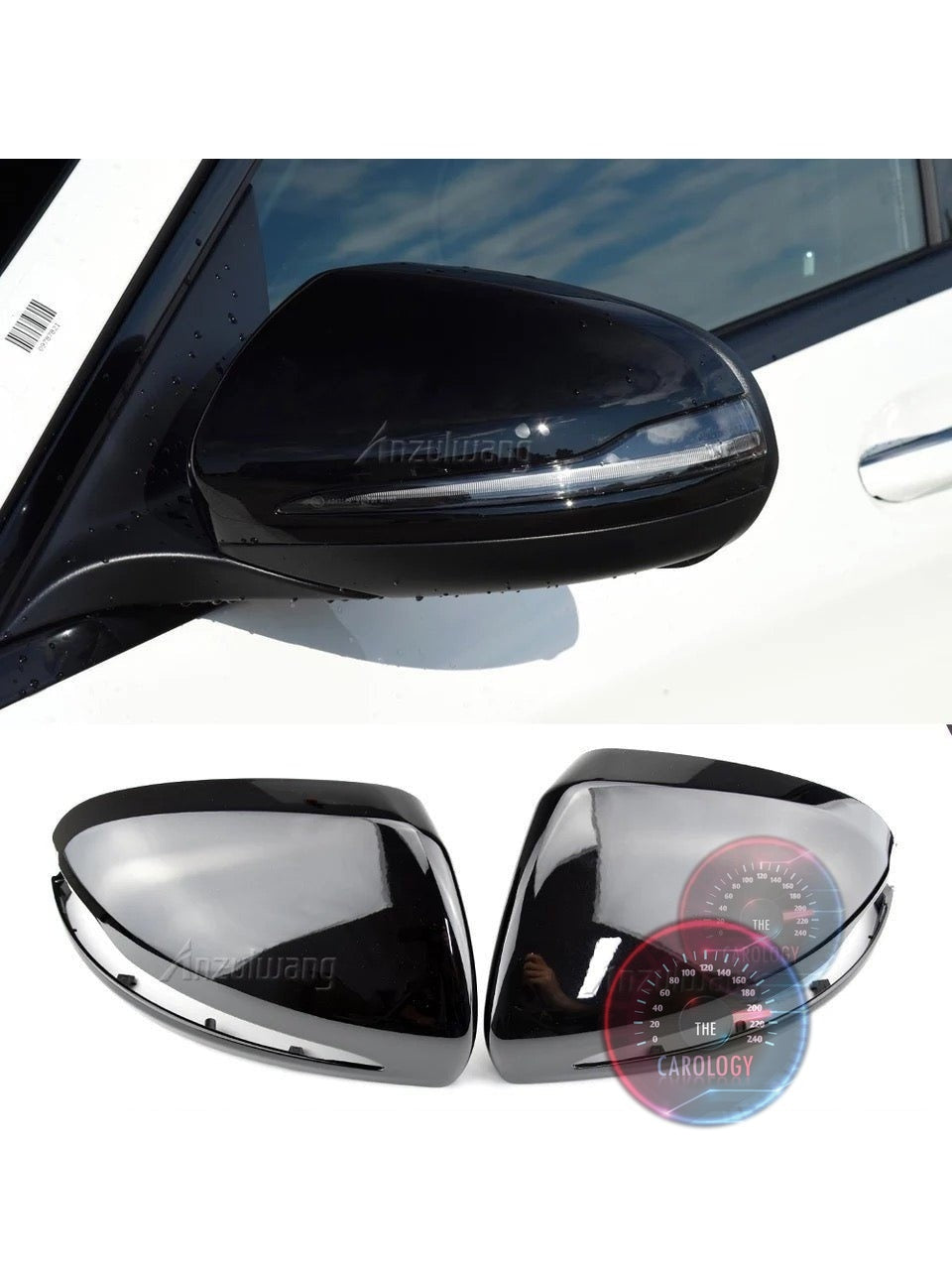 Mercedes W205 C class Side mirror covers - The Carology