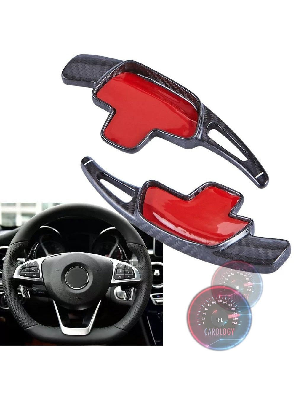 Mercedes-Benz W205 Paddle Shifter Extensions - The Carology