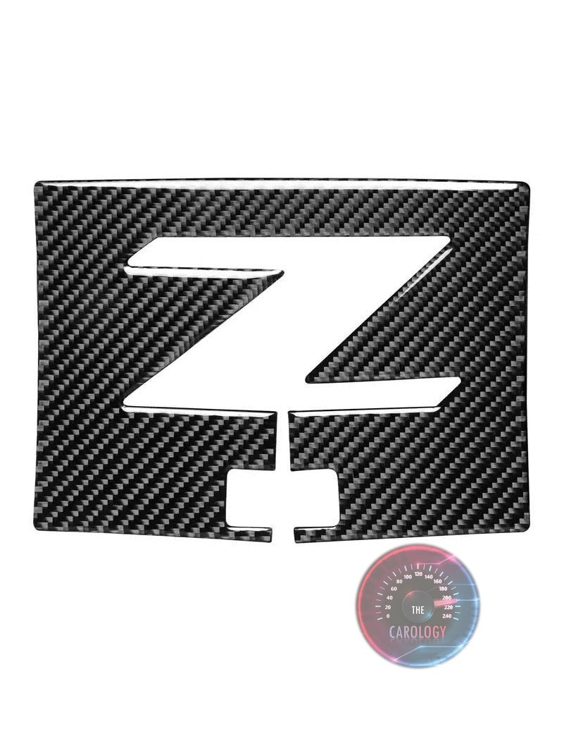 Nissan 350Z Navigation Cover Plate Carbon Fiber - The Carology
