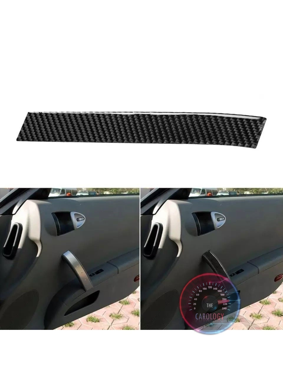 Nissan 350Z Door Handle Cover Carbon Fiber - The Carology