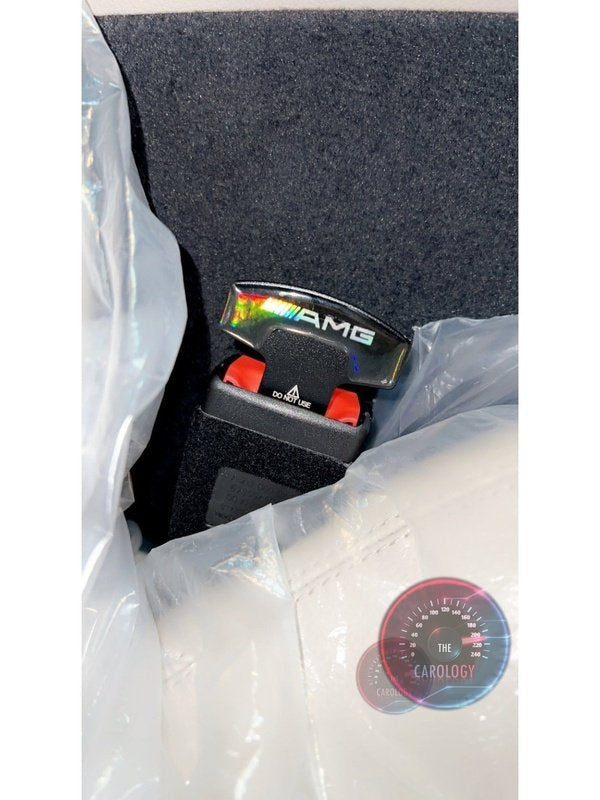 Mercedes AMG seat belt buckle - The Carology