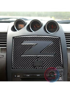 Nissan 350Z Navigation Cover Plate Carbon Fiber - The Carology