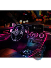 Mercedes-Benz C Class AC vents ambient lights - The Carology