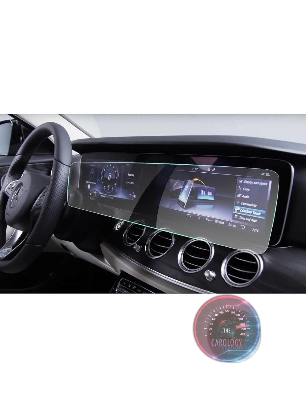 Mercedes E class Tempered Glass Screen Protector - The Carology