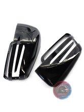 Mercedes black Side Mirror Covers - The Carology