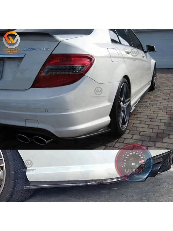 Mercedes W204 rear bumper extensions - Carbon Fiber