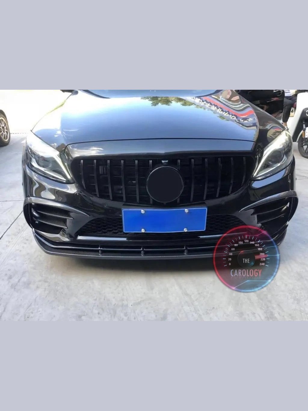 Mercedes W205 Front Bumper lip splitter