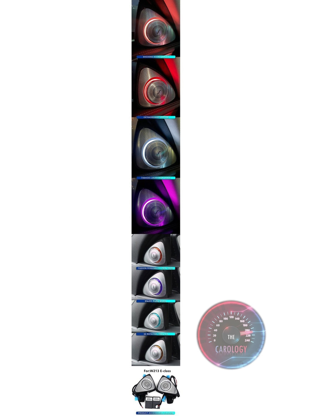 Mercedes Burmester 3D Tweeters - The Carology