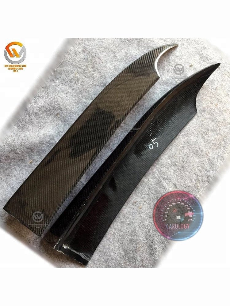 Mercedes W204 rear bumper extensions - Carbon Fiber