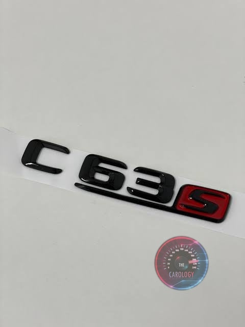 C63 Emblem Black