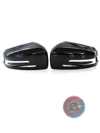 Mercedes black Side Mirror Covers - The Carology