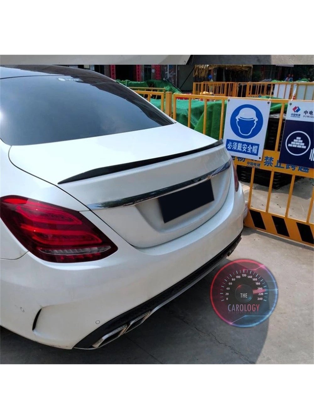 Mercedes W205 C63 Style spoiler - The Carology