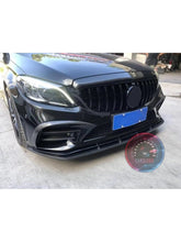 Mercedes W205 Front Bumper lip splitter