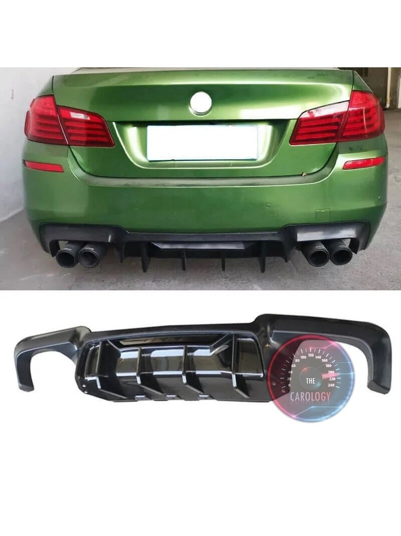 BMW 5 Series F10 Rear Quad Diffuser - The Carology