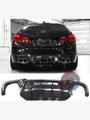 BMW 5 Series F10 Rear Quad Diffuser - The Carology