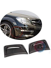 Mercedes W204 front bumper Air vent cover - Carbon fiber