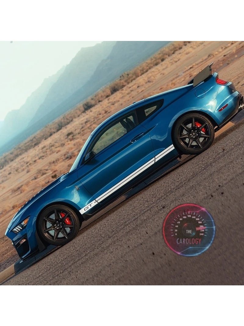 Mustang GT logo side stripe decal