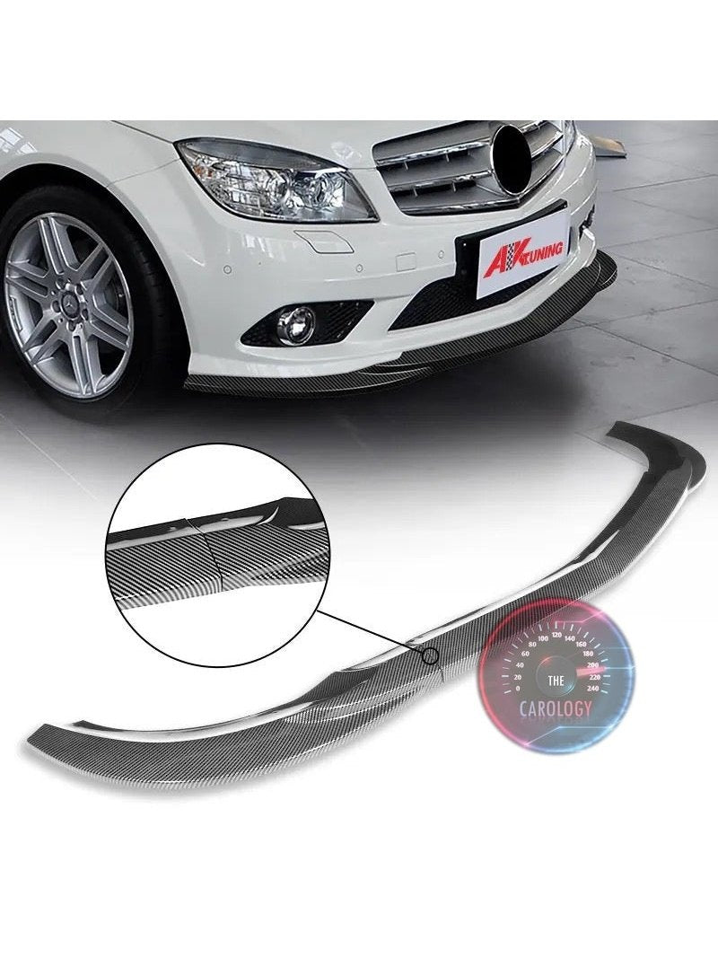 Mercedes W204 C Class Front bumper lip