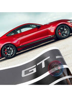Mustang GT logo side stripe decal