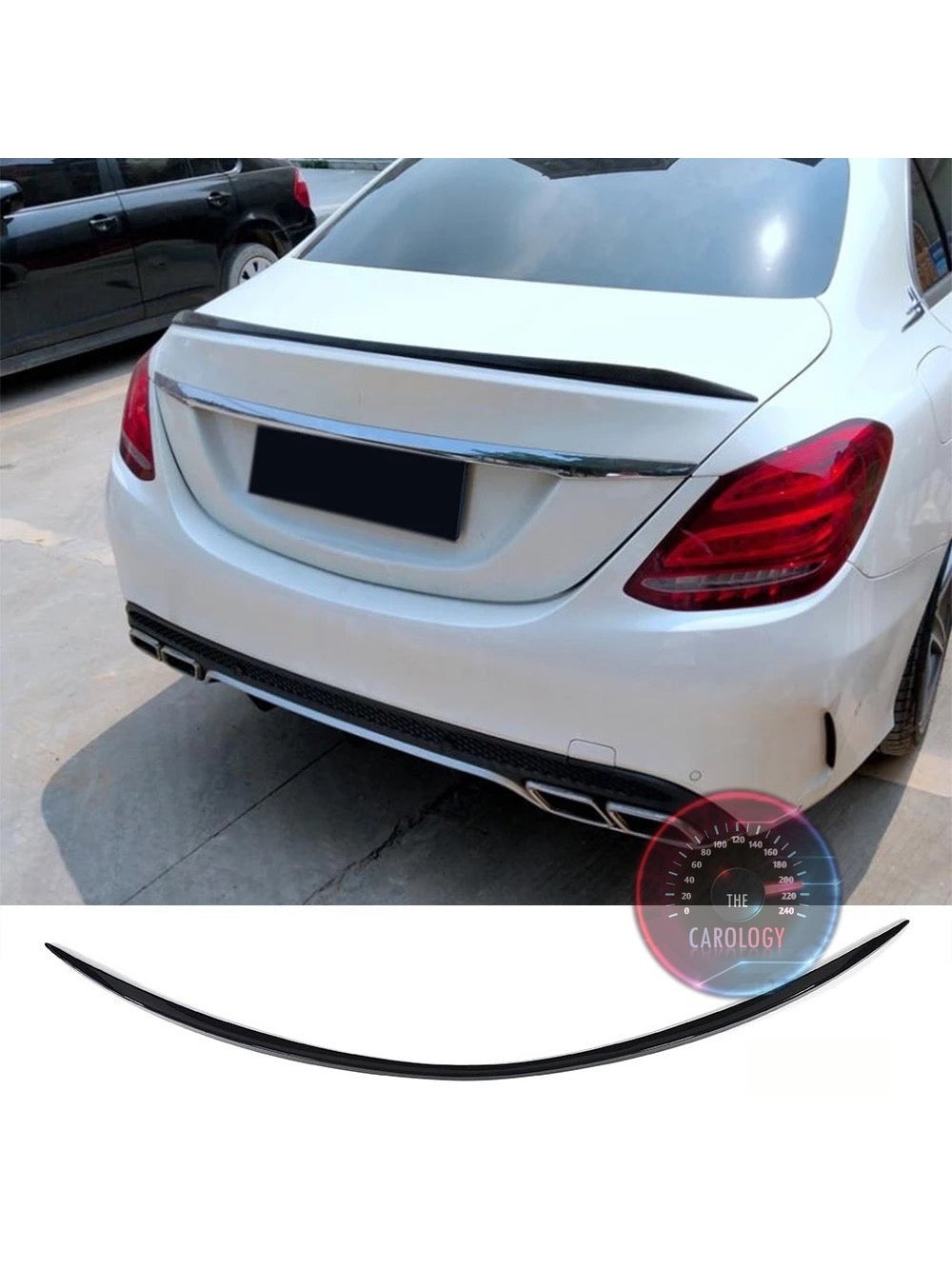 Mercedes W205 C63 Style spoiler - The Carology