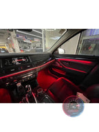 BMW 5 Series Speaker Covers with ambient light - The Carology