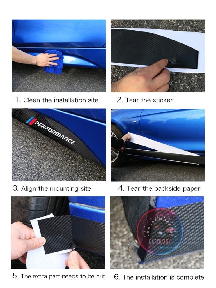 BMW M Performance Side Skirt Sticker - The Carology