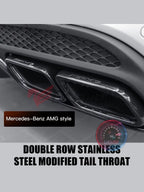 AMG Chrome 304 W204-W212 Muffler tips