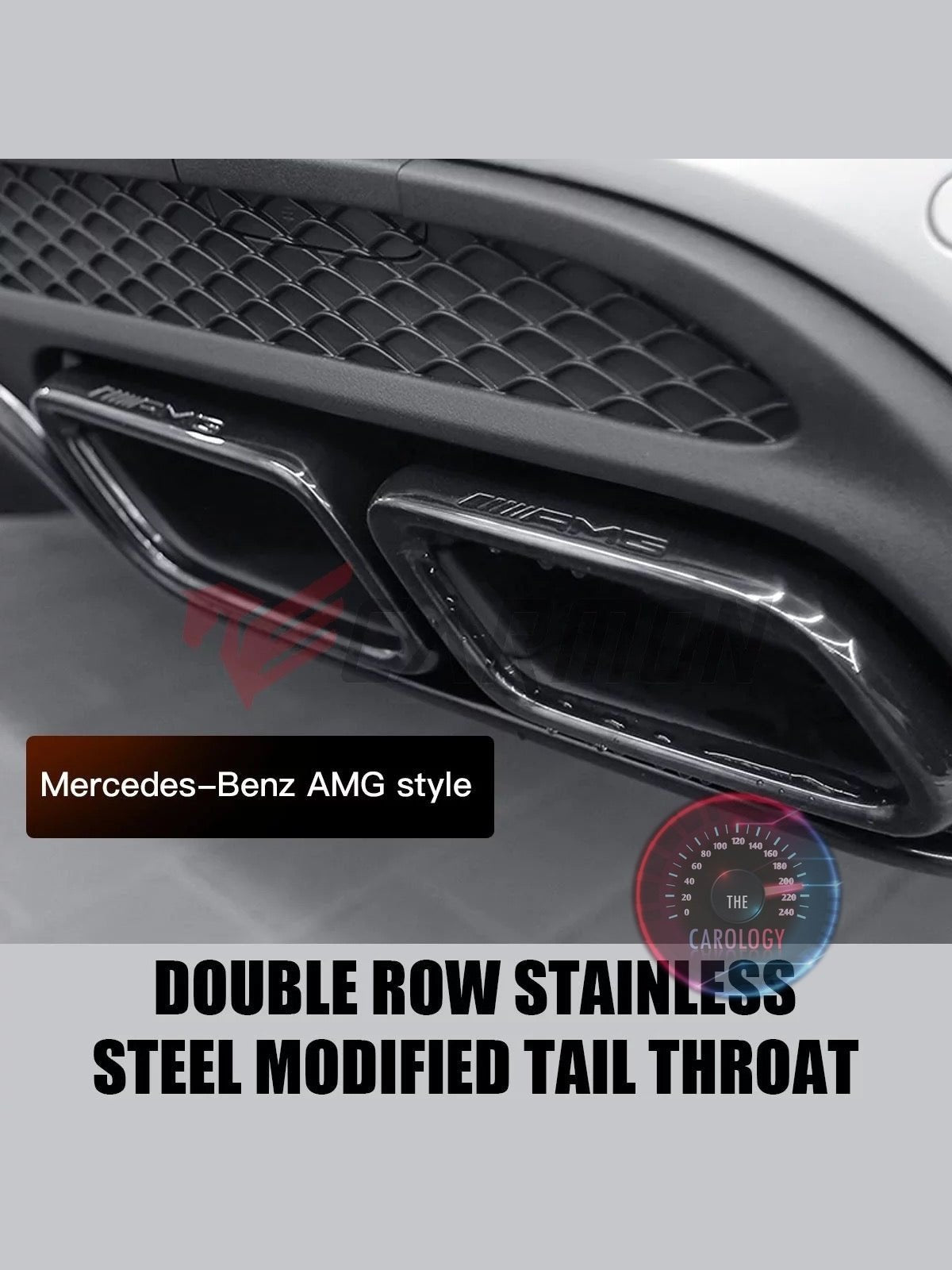 AMG Chrome 304 W204-W212 Muffler tips