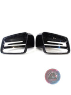 Mercedes black Side Mirror Covers - The Carology