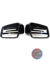 Mercedes black Side Mirror Covers - The Carology