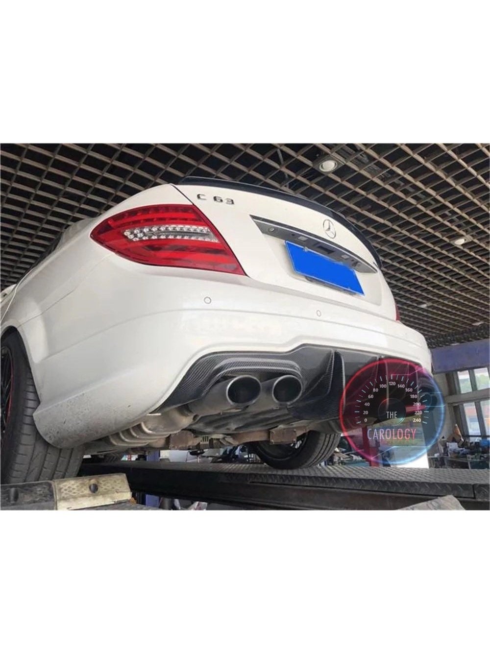 W204 C63 Rear bumper diffuser