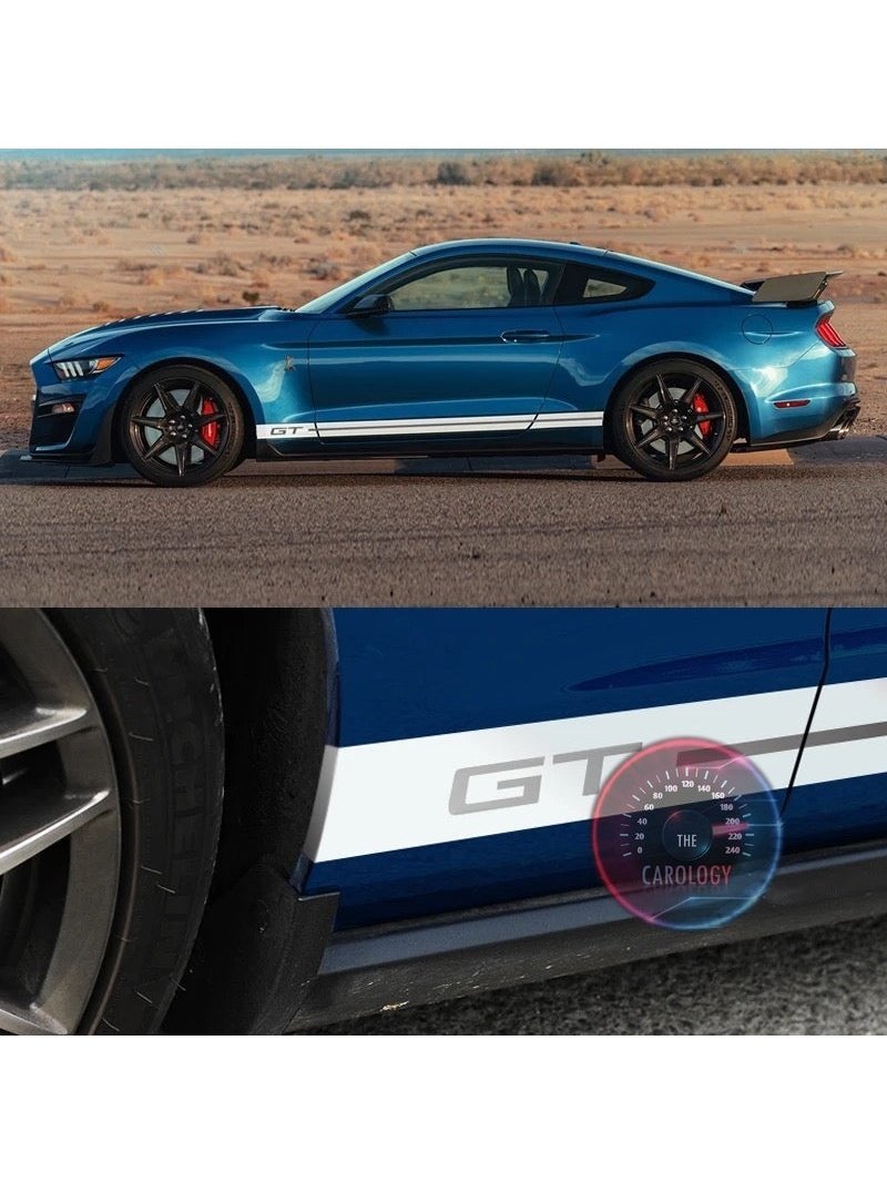 Mustang GT logo side stripe decal