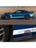 Mustang GT logo side stripe decal