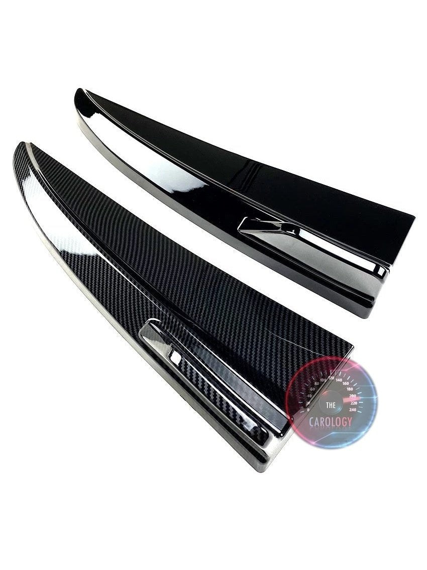 Mercedes W205 C Class rear bumper splitter - The Carology
