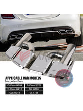 AMG Chrome 304 W204-W212 Muffler tips