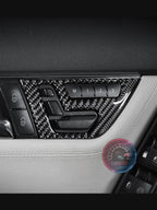 Mercedes W204 Door panel carbon fiber trim - The Carology